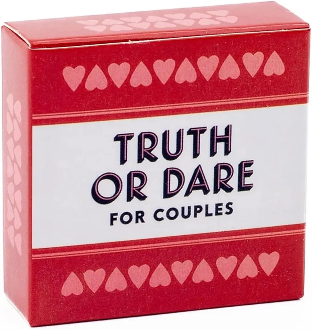 Adults' Portable Compact Travel Truth-Dare Couples Card Game (5x5cm), Festive Party Supply for Intimate Gatherings, Gift to Spice Up Date Nights & Boost Laughter, Love