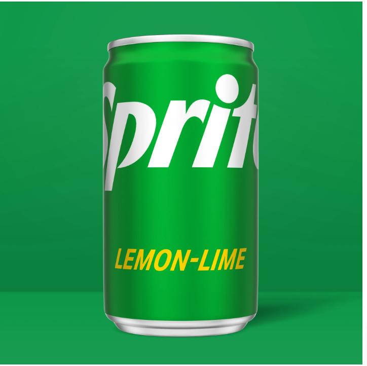 Sprite Lemon Lime Mini Soda Pop Soft Drink, 7.5 fl oz, 10 Pack Cans