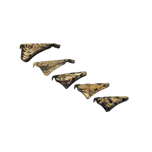 Firefighter Helmet Finial - Brass