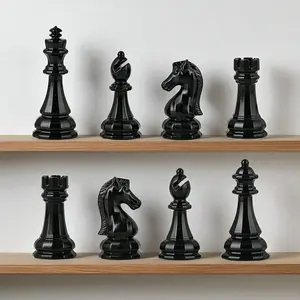 Luxury Handcrafted Metal Chess Pieces Set – Heavyweight Cast Metal with Premium Plating, Perfect Gift for Chess Lovers