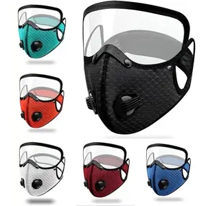 Cycling Mask Filter Sheet Dustproof And Warm Face Mask Protective Lens Detachable