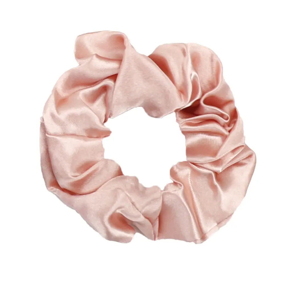 Scrunchies Hair (Random Color) Ties Silk Satin Scrunchy Silk for Hair Silk Ponytail Holders For Women