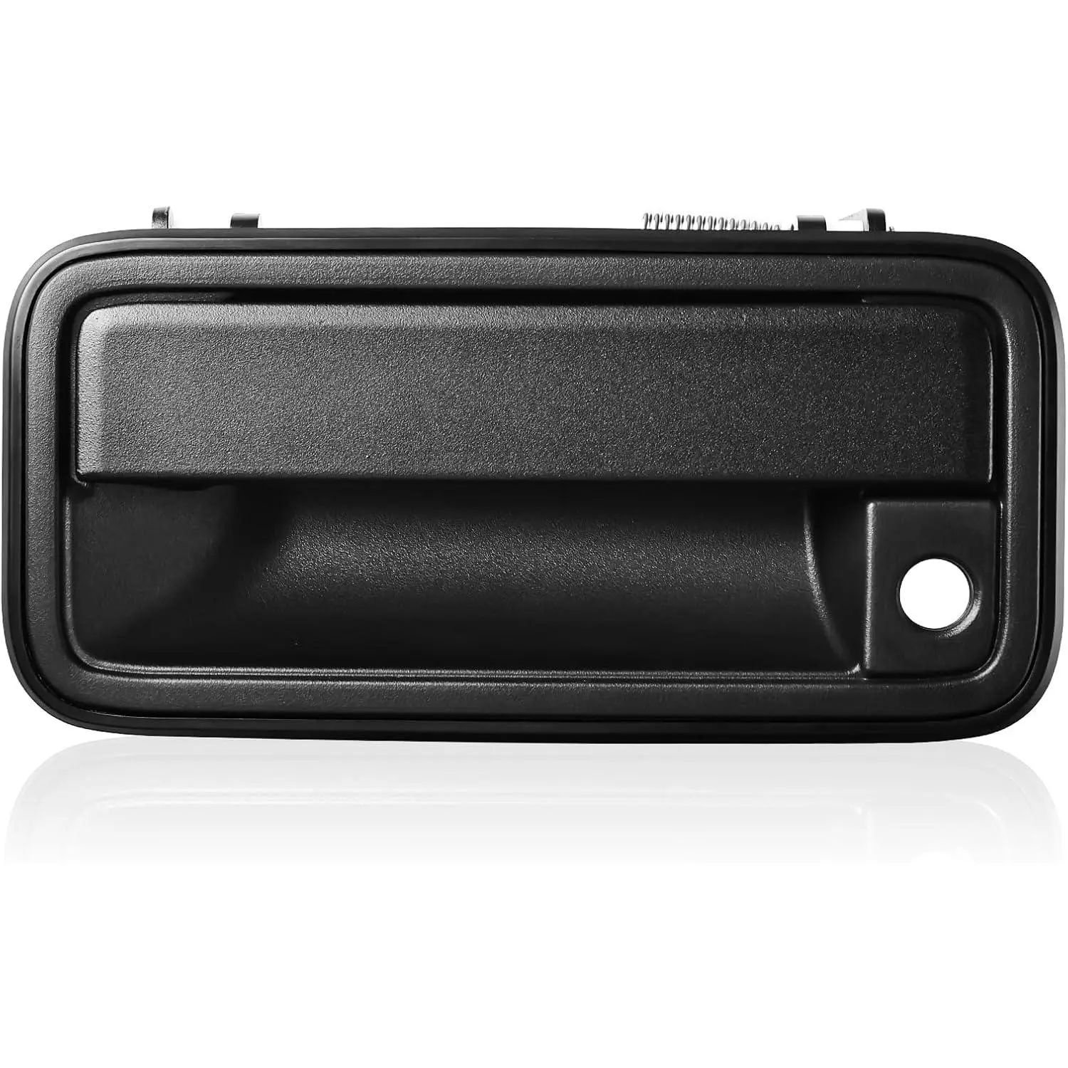 Exterior Door Handle Front Left Driver Side for 1995-2000 Chevy Tahoe Suburban C1500 C2500 C3500 K1500 K2500 K3500 GMC Yukon, Metal Lever Plastic Bezel, Replaces #   15742229