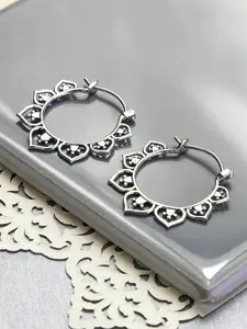 1 Pair Pretty Hoop Earrings For Women For Wedding Anniversary Engagement Party Jewelry Valentine's Day Gift