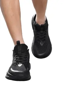 Men's Running Walking Gym Shoes, Wide Toe Box, Comfortable Breathable Sporty Sneakers, Anti-Slip Lightweight, All Seasons