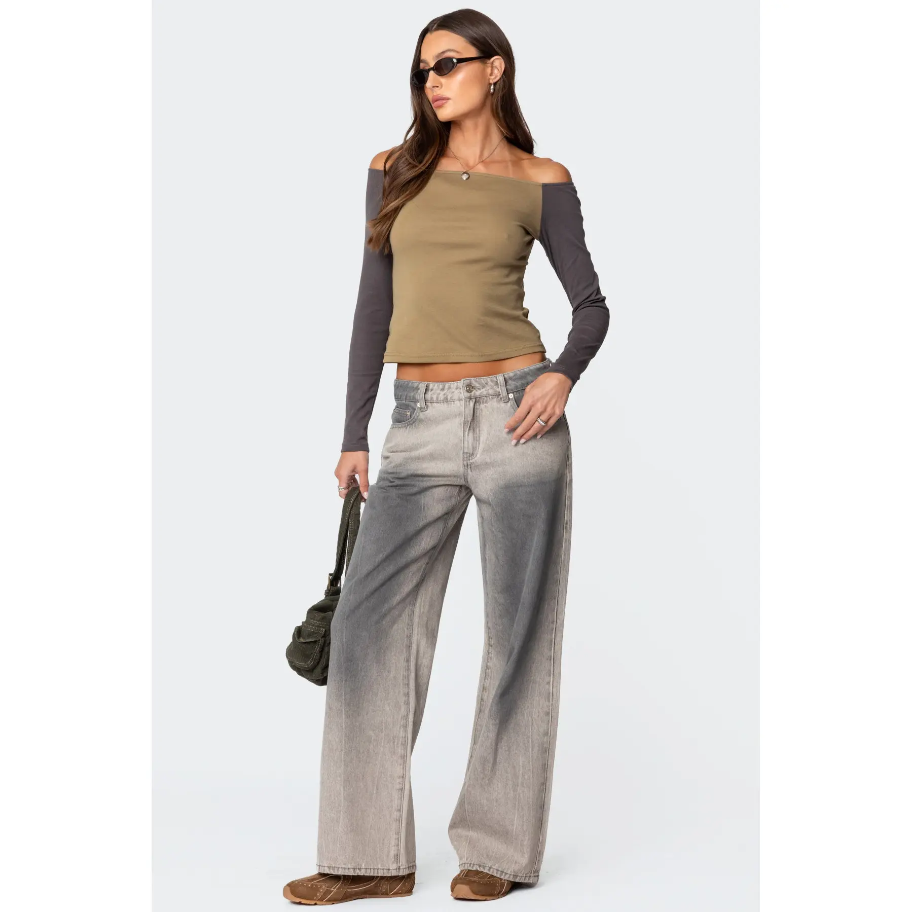 Joe Washed Low Rise Baggy Jeans