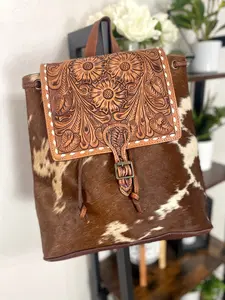 Hide & Tooled Backpack