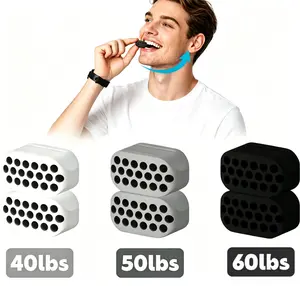 Jaw Exerciser for Men & Women, 3 Resistance Levels, Jawline Shaper (6Pack )