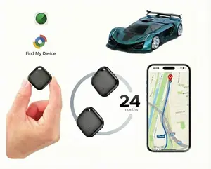 Mini Car GPS Locator, Real-time Car GPS Tracker for Find My (iOS Only), Hidden Car Tracker with Magnetic Waterproof Case, No Monthly Fee