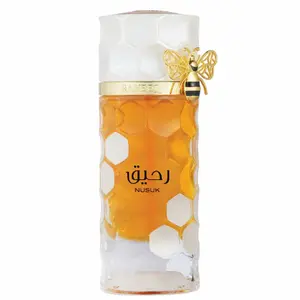 Nusuk Raheeq Extrait de Parfum 100ml (3.4oz) Unisex Long-Lasting Sweet Honey Vanilla Amber Caramel Citrus