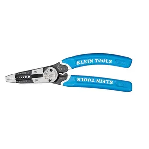 Klein-Kurve Heavy-Duty Wire Stripper / Cutter / Crimper Multi Tool, 8-20 AWG