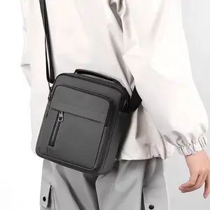 Men's & Women's Stylish Shoulder Crossbody Messenger Bag with Zipper Closure and Versatile Design