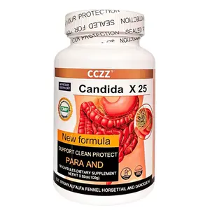 Parasite Detox Cleanse Candida Support Colon Health 100 Caps Natural Formula