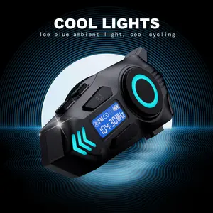 MOKATA New Professional Cycling Helmet Bluetooth Headset| One-Key Voice Activation| Anti-Interference Connection| FM Radio