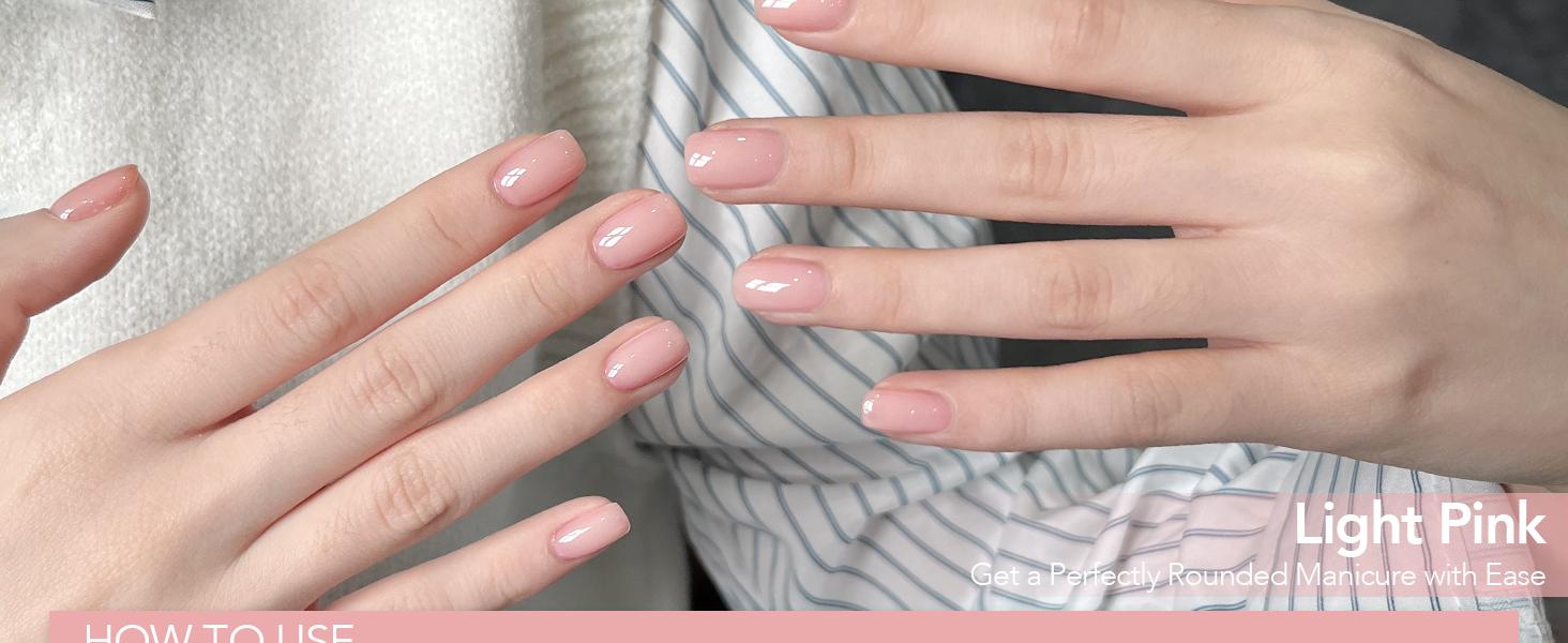 GAOY Colored Builder Base Gel Nail Polish 30g, Builder Gel Nude Pink Natural Jelly, 4-in-1 Soak Off Nail Strengthener, Long Lasting UV Light Cure, Light Pink GAOY Colored Builder Base Gel Nail Polish 30g, Builder Gel Nude Pink Natural Jelly, 4-in-1 Soak Off Nail Strengthener, Long Lasting UV Light Cure, Light Pink