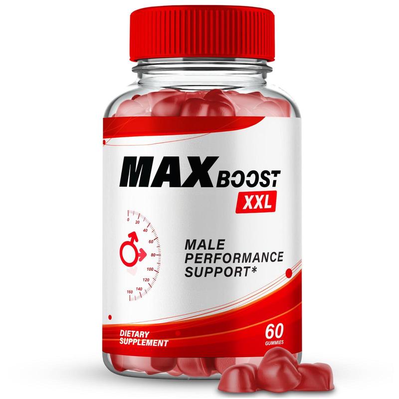 Max Boost XXL Gummies, MaxBoost XXL for Men to Support Male Health Gummy 60ct