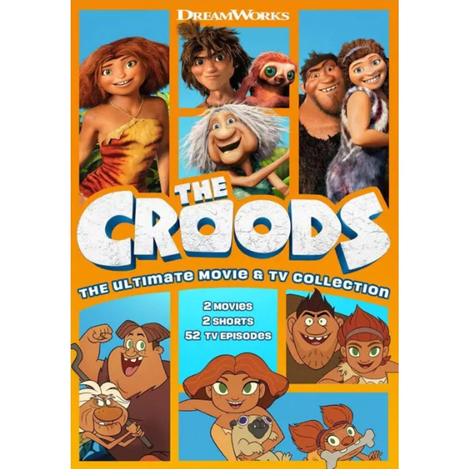 The Croods: The Ultimate Movie & TV Collection  [DVD Video Disc] Boxed Set, Dolby, Dubbed, Slipsleeve Packaging, Subtitled, Ac-3/Dolby Digital