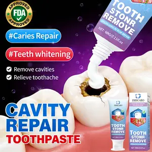 ZKRICARO Anti-Cavity Repair Toothpaste FDA Approved Repairs Cavities Strengthens Enamel Fights Bacteria Removes Plaque Tartar Oral Health Bad Breath Killer