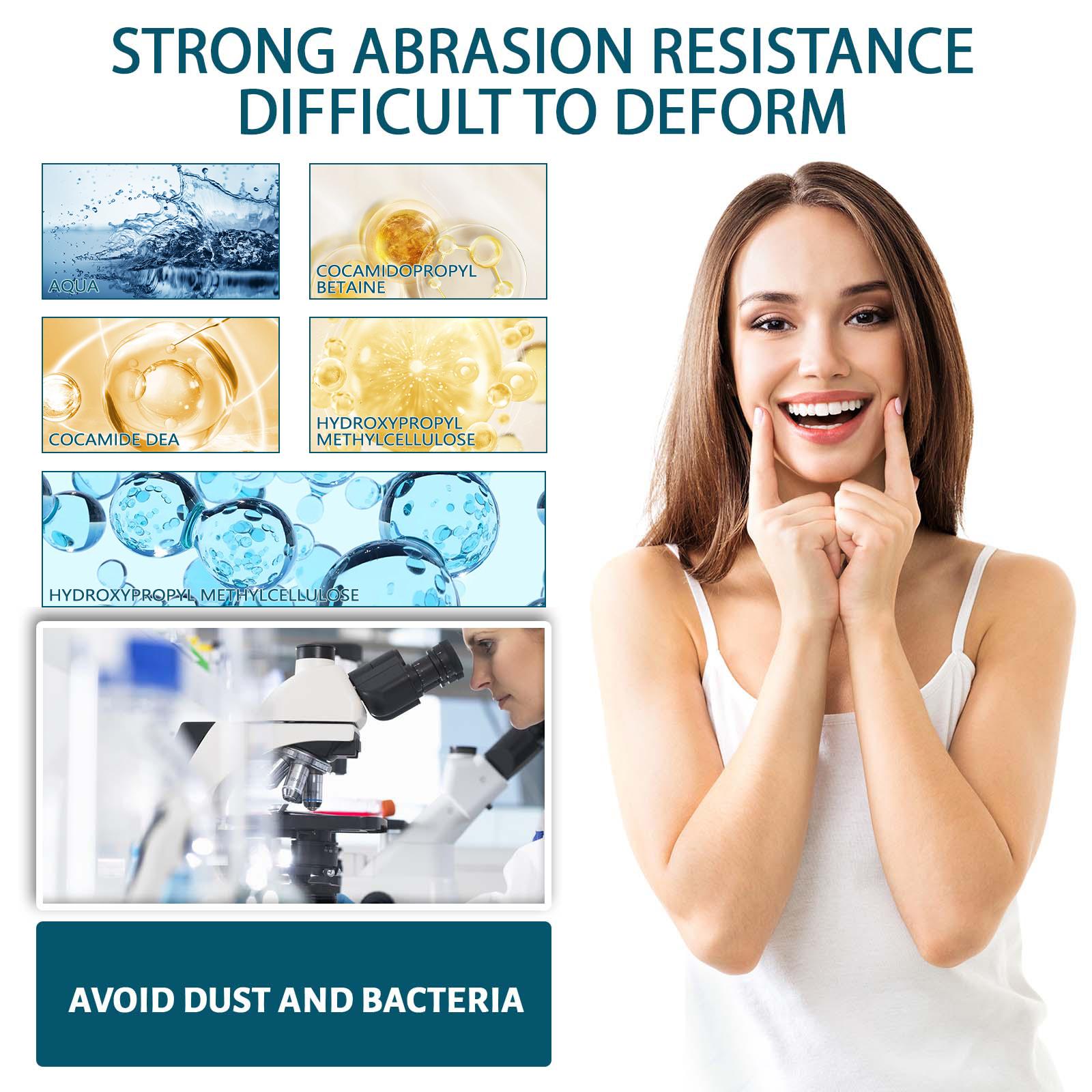 Adjustable Denture | Instant Snap-On Fit | Gap Filler & Teeth Aligner | At-Home Dental Repair | EELHOE Kit