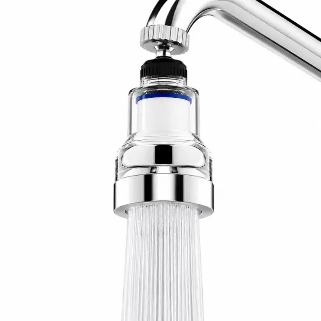 360° Rotating Faucet Aerator Filter | 6-Layer Water Filtration | 3 Water Modes | Splash-Free Kitchen Sink Tap Extender | Water Saver Nozzle