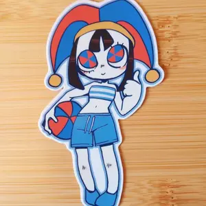 6 Styles The Amazing Digital Circus Paper Character Stickers, Cutest Design Stickers