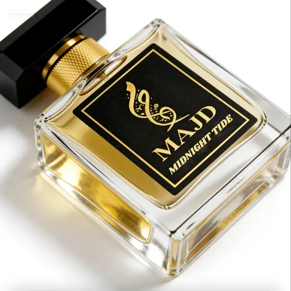 MAJD PERFUMERY Midnight Tide – Blue Inspired Men’s Eau de Parfum | Long Lasting Fresh Woody Fragrance | Luxury Cologne Alternative | Grapefruit Lemon Mint Ginger Jasmine Cedarwood Amber Sandalwood