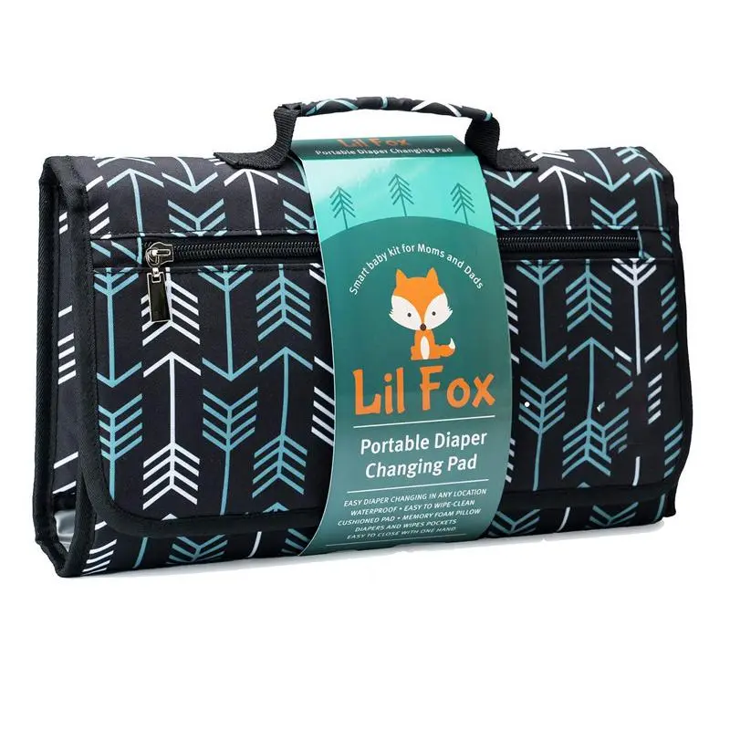 Waterproof Foldable Baby Diaper Changing Mat, Portable Diaper Storage Bag with Changing Mat, Baby Travel Essentials, Newborn Infant Bag, Mommy Diaper Bag, Diaper Bag with Changing Pad, Mummy Bag, Waterproof Diaper Bags