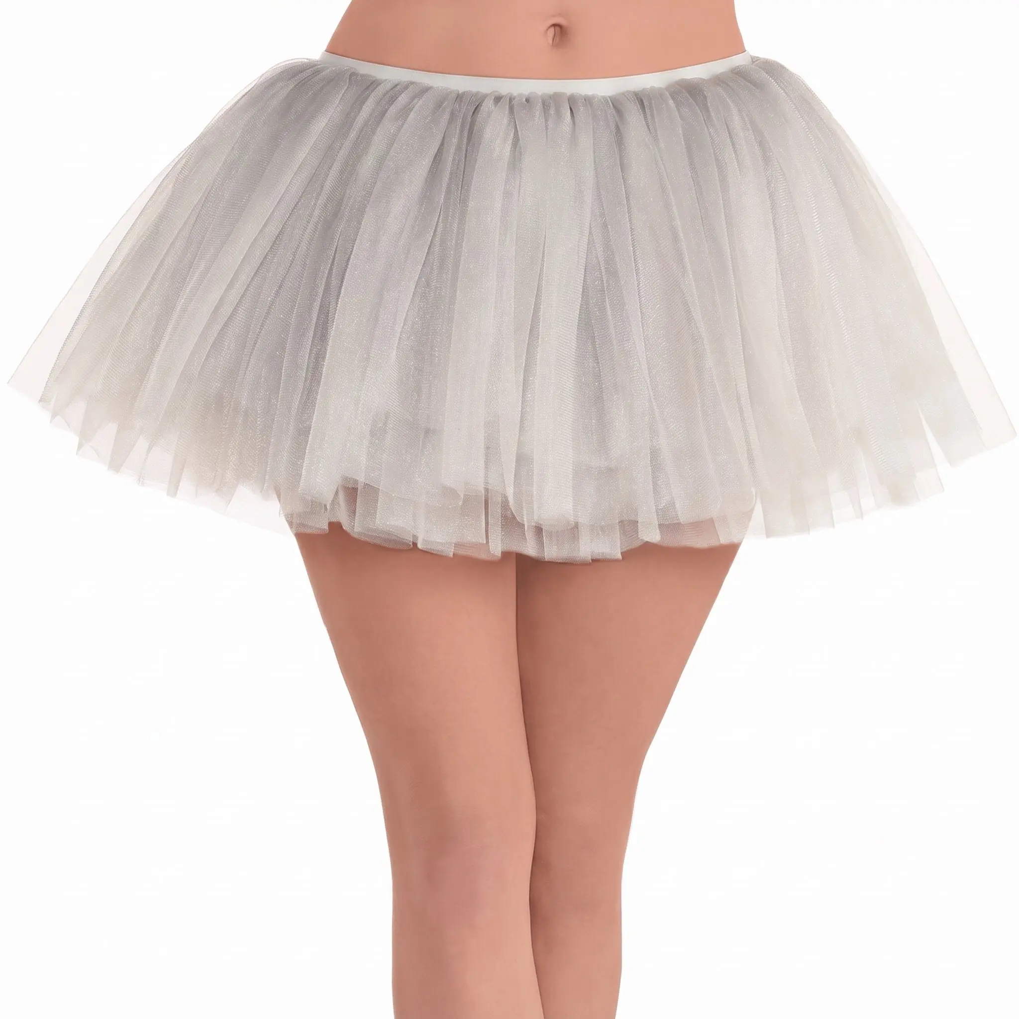 Silver Adult Tutu Skirt - Fun Costume Accessory
