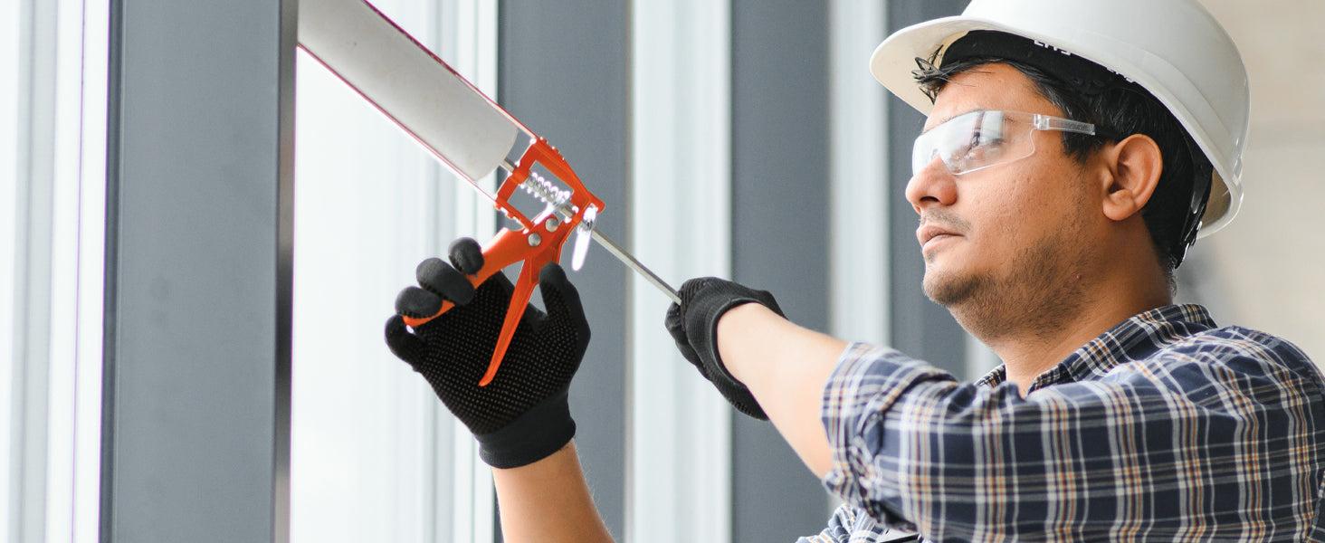 COOLJOB 12/60 Pairs Cotton Work Gloves with Non-Slip Grip Dots, Breathable Lightweight Gloves for Construction Gardening