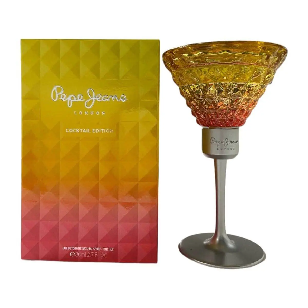 Pepe Jeans London Cocktail Edition Women's Eau de Toilette (EDT) - 2.7 fl oz Cocktail Perfume, Almond Base, Fruity-Sweet Woody Gourmand Scent, Vanilla Notes, New in Box, Women's Beauty & Personal Care Fragrance