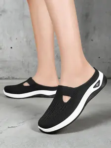 Women's Casual Sports Shoes, Comfortable Fashion, Lightweight Mesh, New Versatile Design, Daily Home Outdoor Slippers