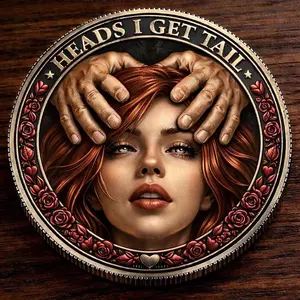 Couples Decision Coin Heads I Get Tail Adult Flip Gift for Couples