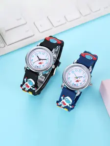 Cute Astronaut Design Quartz Watch, Fashionable Round Dial Analog Watch for Boys & Girls, Trendy All-match & Exquisite Watch for Birthday Gift, Stylish Watch