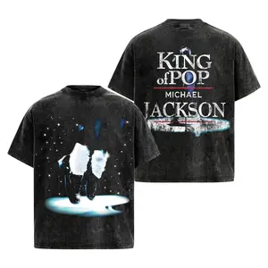 [Bar] Michael - Michael Jackson Biopic Movie Merch 2026 Premium Washed Cotton T-Shirt For Michael Jackson Fans V4, King Of Pop Graphic Pop Music Shirt, Gift For MJ Fan Graphic Tee, Michael Movie Fan Merch Shirt.