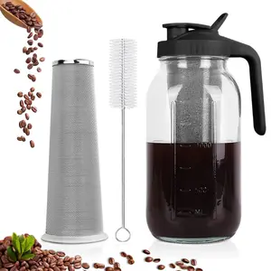 Cold Brew Coffee Maker |   Lid |   Ergonomic Handle & Precision Pour Spout