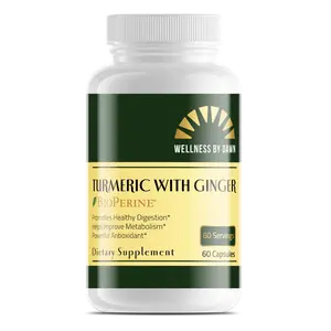 Turmeric, Curcumin & Ginger Capsules; 60 Ct.