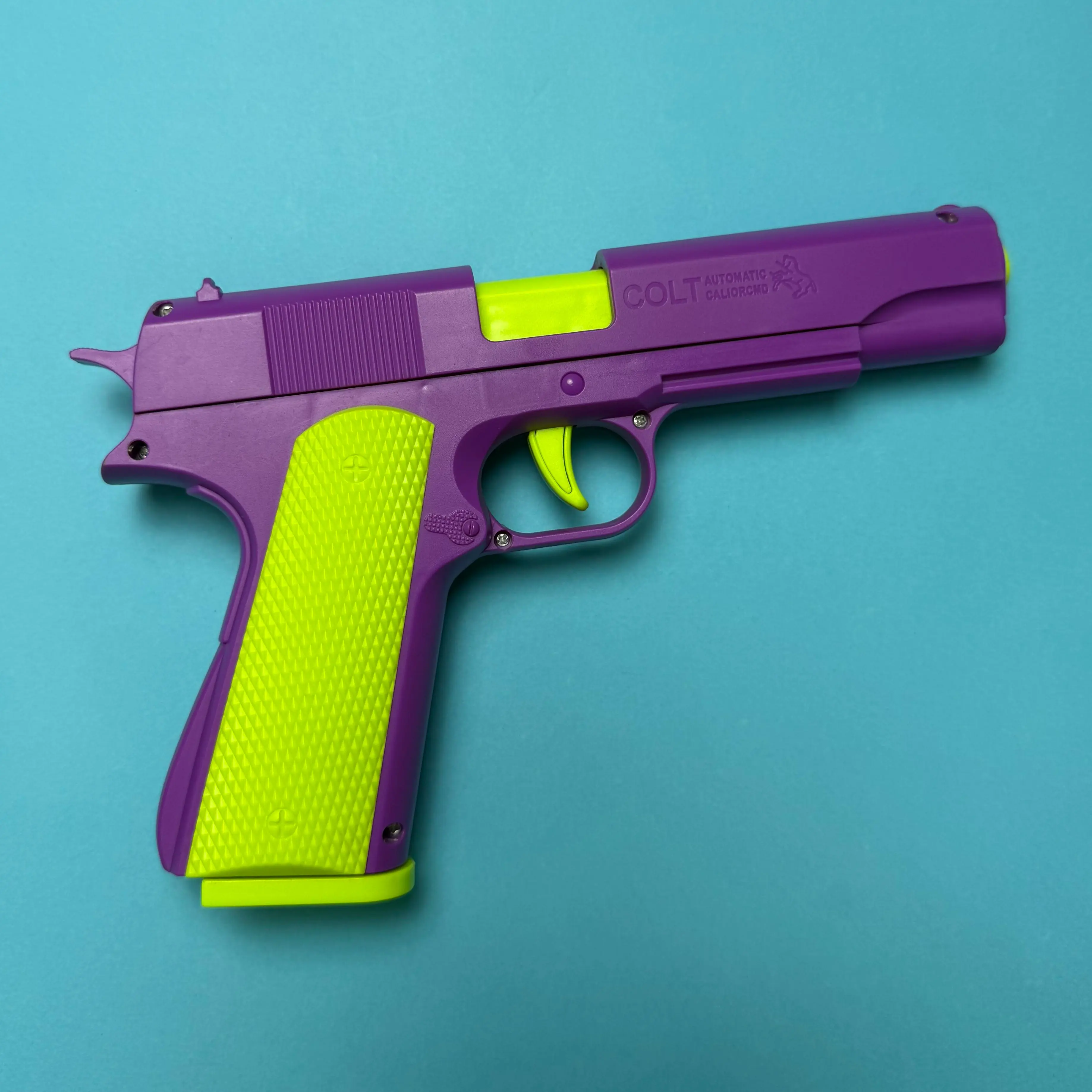 JZ1911 Simulation Blaster Toy Model, Safe EVA Soft Bullet Outdoor Play Foam Bullet Blasters & Toy Guns, Boys Holiday Gift for Kids Age 12+