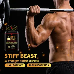STIFF BEAST Nutritional Energy Supplement with 13 Premium Herbal Extracts