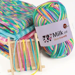 Colorful Gradient Yarn Ball for Handmade DIY Knitting Handicraft, Fashionable Warm Sweaters Hats Scarves Jackets Shawls Coats, 1 Piece = 6 Balls = 300g