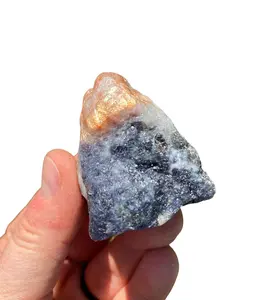 New Moon Beginnings Raw Iolite Sunstone Crystal - Natural Coloration with Unique Patterns