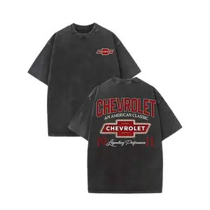 Vintage Chevrolet T-Shirt, Classic 1911 Chevy LogoGraphic Tee,Retro American Car Shirt, OversizedStreetwear Top for Men and Women.01