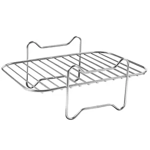 Air Fryer Rack for Double Basket Air Fryers, Dehydrator Rack for Ninja Foodi DZ201 DZ401 Air Fryer Accessories