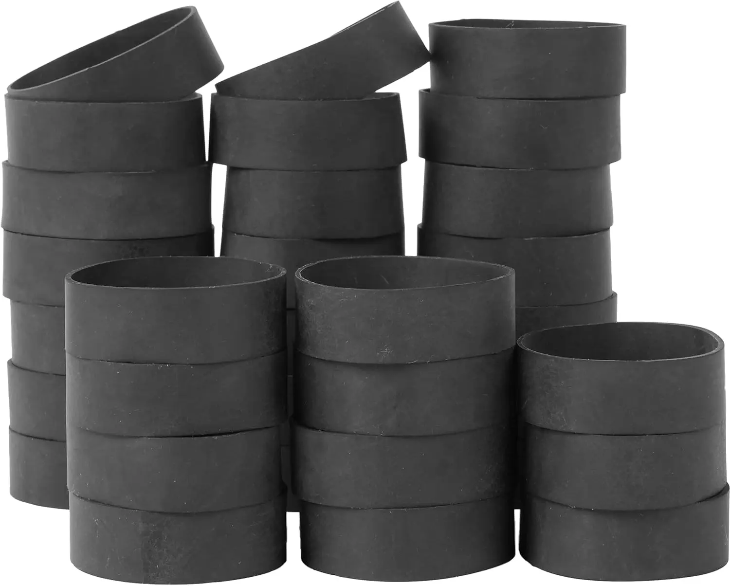 Rubber Bands Size 94 Black 35pcs Heavy Duty Tactical Wide Small | Strong Black Elastic Bands for Office Supplies Survival Camping Biking Fishing #94 (3 1/2" x 3/4")