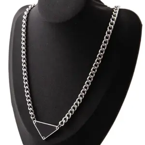 Black Triangle Engraving Pendant - Versatile Design for Various Occasions and Wear