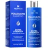 Hermon Anti-Folliculitis Medicated Hair Growth Shampoo - Alcohol-Free Mild Plant-Based Cleanser with 2% Salicylic Acid, Tea Tree, Rosemary, Biotin, Ginseng for Adults, Exfoliates, Soothes, Controls Oil, Reactivates Follicles, Anti-Dandruff, All Hair Types