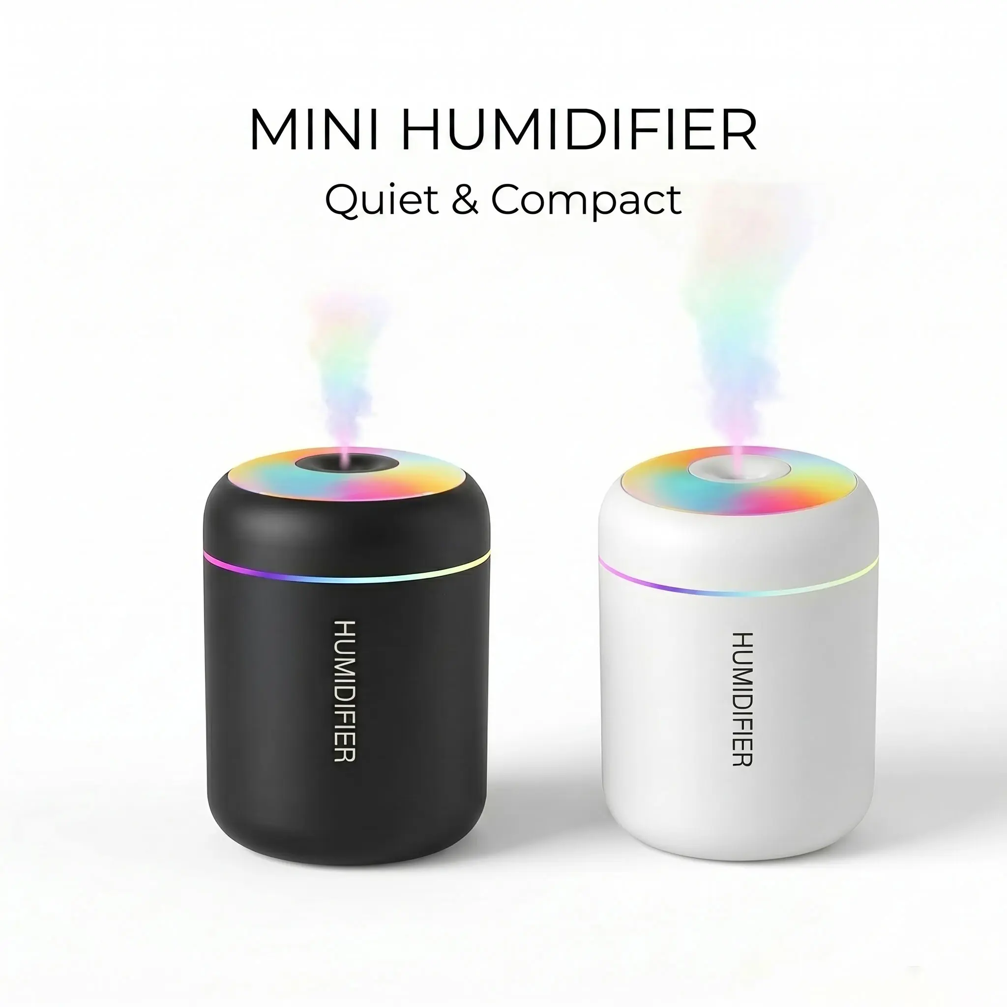 USB Portable Humidifier - Ideal for Dry Skin in Winter & Air-Conditioned Rooms