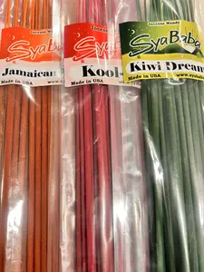 SyaBaba 6 Pack Variety Jumbo Bundle 50 Sticks per Pack 19 Inch Incense Sticks for Meditation Relaxation and Home Use