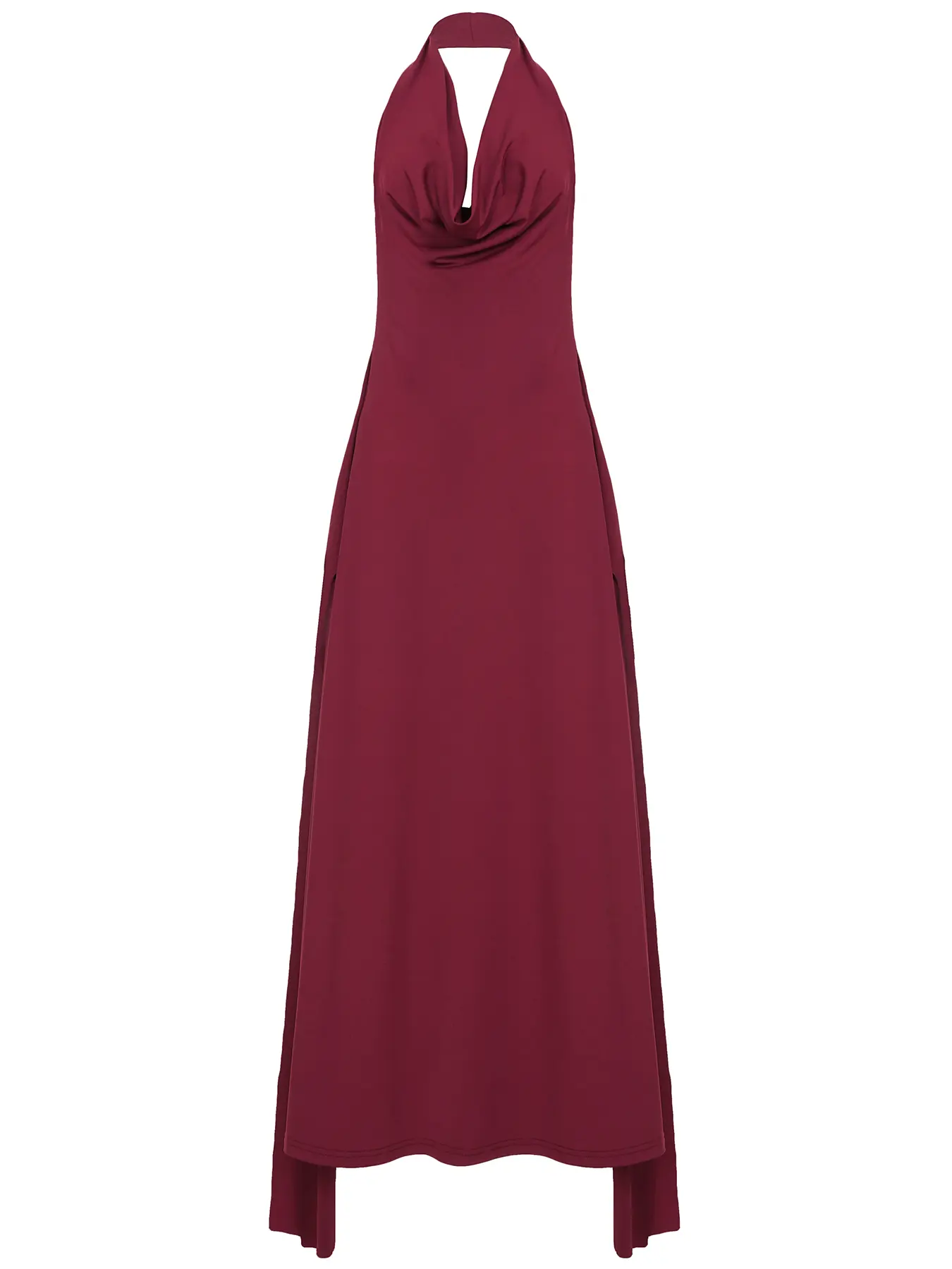 bridesmaid dresses with sleeves burgundy Luxury Red Velvet Long Sleeve Bridesmaid Dress