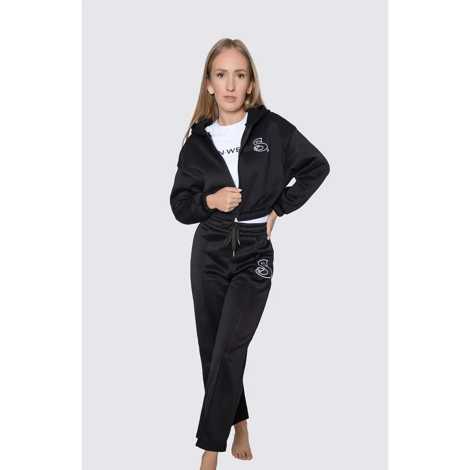 Causal Straight Pantsuit Causal Straight Pantsuit
