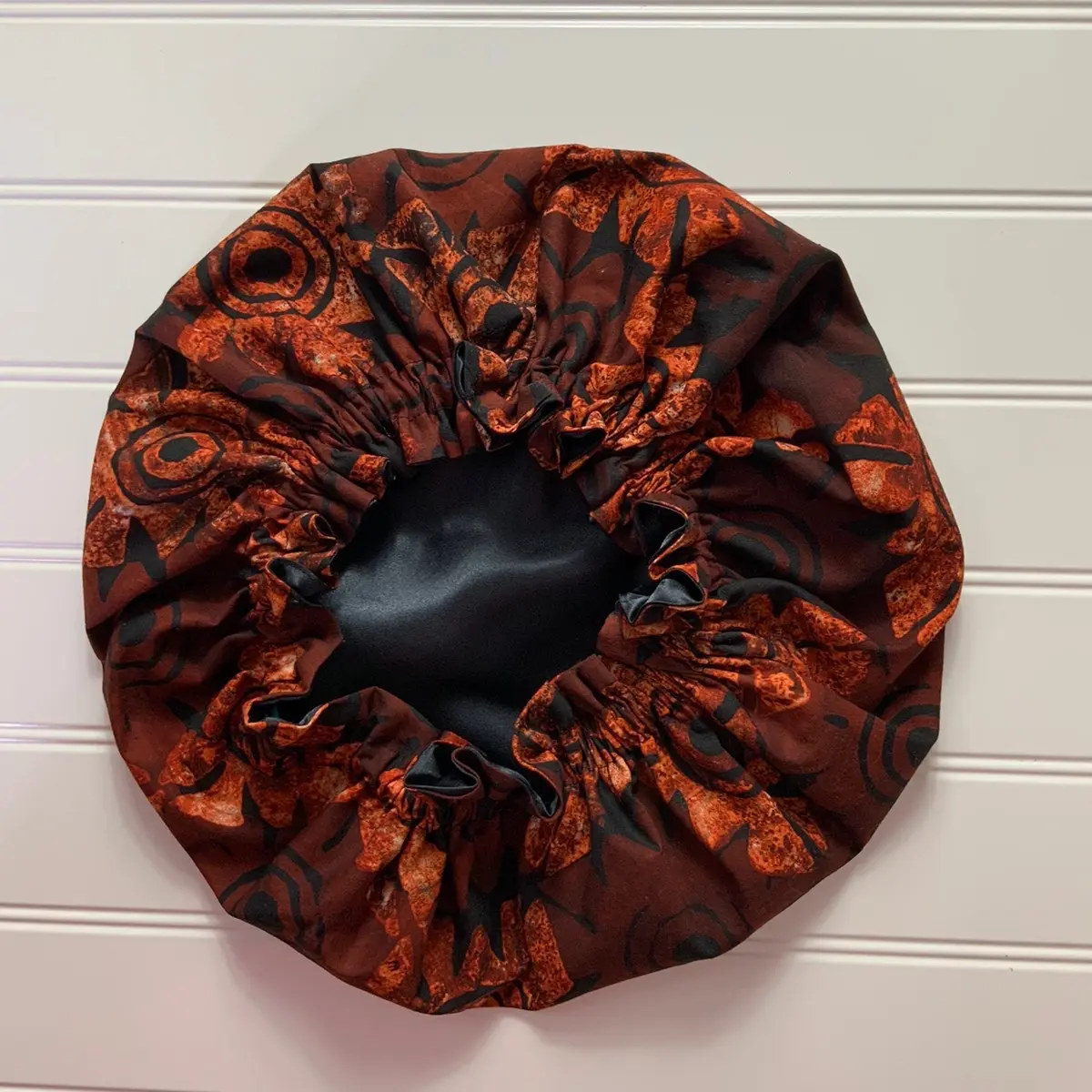 Adjustable Ankara Satin Sleep Bonnet Batik